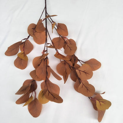 A straight rod fruitless money leaf simulation fake flower wedding home decoration simulation plant simulation apple leaf simulation green plant