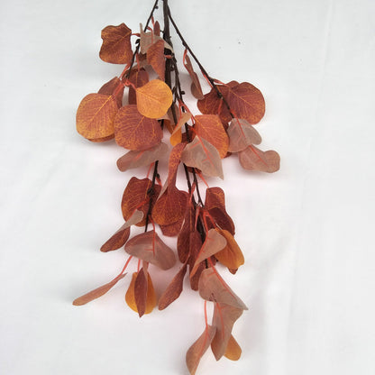 A straight rod fruitless money leaf simulation fake flower wedding home decoration simulation plant simulation apple leaf simulation green plant