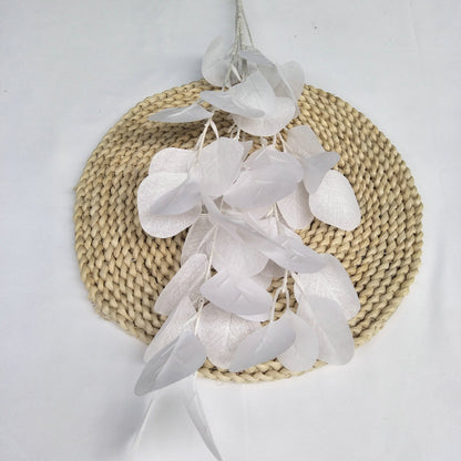 A straight rod fruitless money leaf simulation fake flower wedding home decoration simulation plant simulation apple leaf simulation green plant