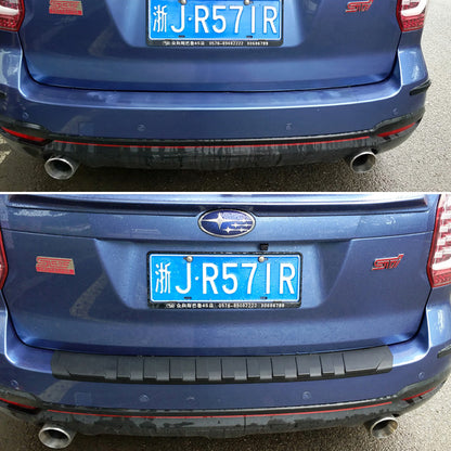 ينطبق على سيارة سوبارو XV، قضيب حماية خلفي أصلي من الراتنج، قضيب حماية خارجي للسيارة، صندوق خلفي 