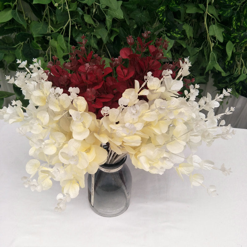 A small bunch of money leaves potted plants simulated green plants wedding home set shooting props silk flowers