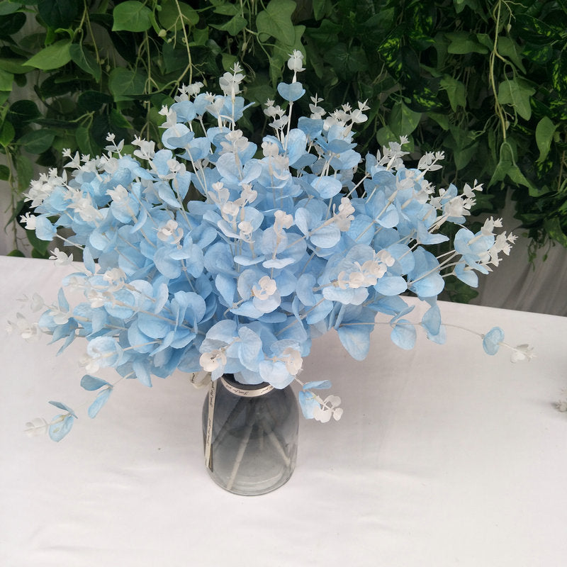 A small bunch of money leaves potted plants simulated green plants wedding home set shooting props silk flowers