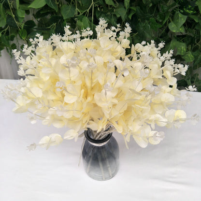 A small bunch of money leaves potted plants simulated green plants wedding home set shooting props silk flowers