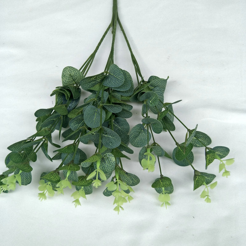 A small bunch of money leaves potted plants simulated green plants wedding home set shooting props silk flowers