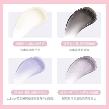 P Flower Loria Pounding Princess Ten Color Palette Lip Freeze Plate Lipstick Lip Glaze Student Moisturizing Palette