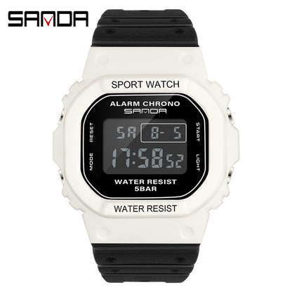 A 293 square multi-function electronic watch sports watch waterproof luminous wholesale student fashion watch