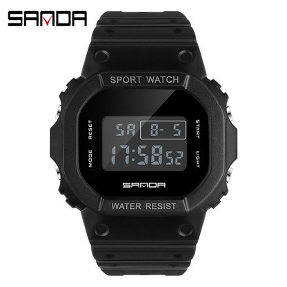 A 293 square multi-function electronic watch sports watch waterproof luminous wholesale student fashion watch