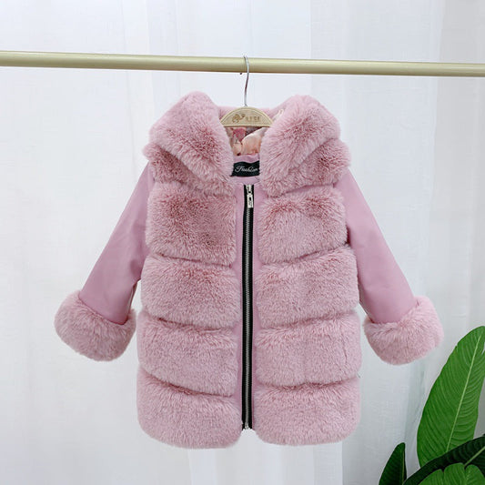 A children's and adolescent coat