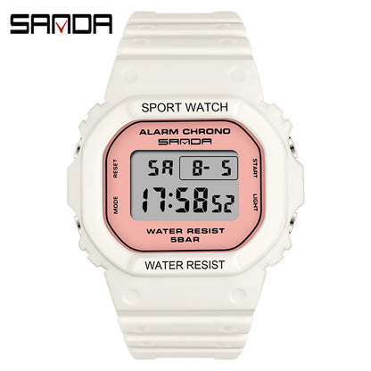 A 293 square multi-function electronic watch sports watch waterproof luminous wholesale student fashion watch