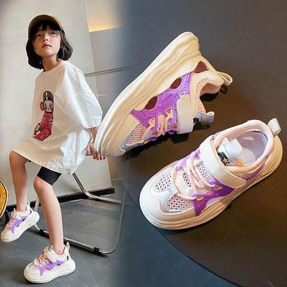 P Boys and Girls New Summer Shoes Spring Shoes Sneakers Boys and Girls Baby Shoes Spring and Autumn