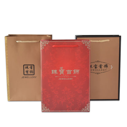 A jewelry tote bag paper customization