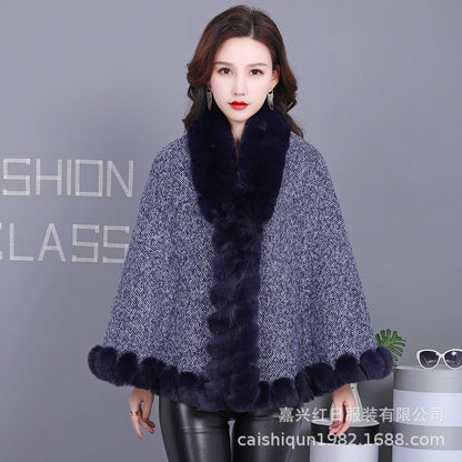 A faux fur jacket