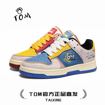 P colorful casual shoes