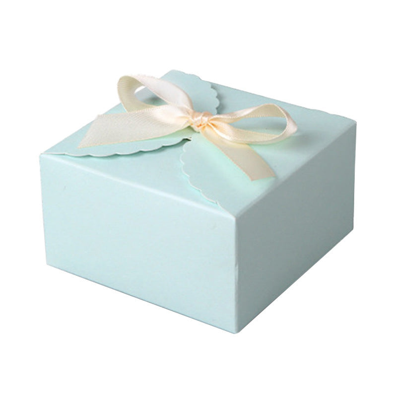 A Korean version of white cardboard soap flower handmade soap square gift box in stock simple baking candy folding small carton MOQ: 100PIECE - Mixbatch