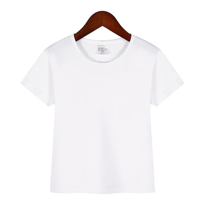 A modal t-shirt men's short-sleeved hot sublimation blank advertising shirt work clothes DIY thermal transfer t-shirt manufacturers wholesale - Mixbatch