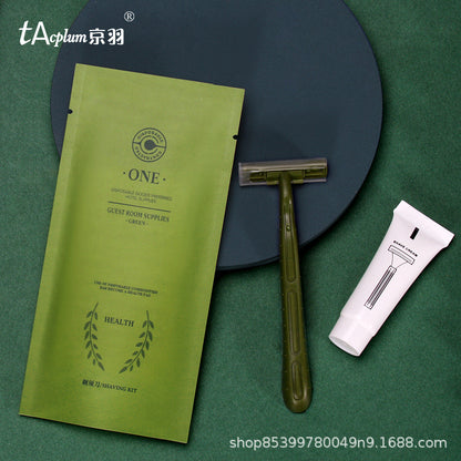 Hotel Supplies Disposable Washing Toothbrush Toothpaste Set High-end Hotel Homestay Special Toothware