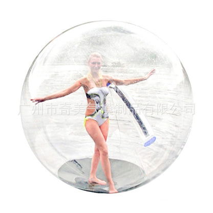 A Transparent color 2 meter diameter water  PVC walking ball