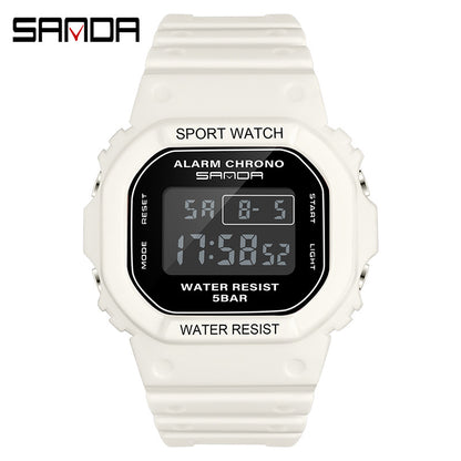A 293 square multi-function electronic watch sports watch waterproof luminous wholesale student fashion watch