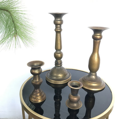 A European wrought iron candle holder Wedding arrangement Single head candle cup Hotel homestay decoration Candle light dinner Candle holder