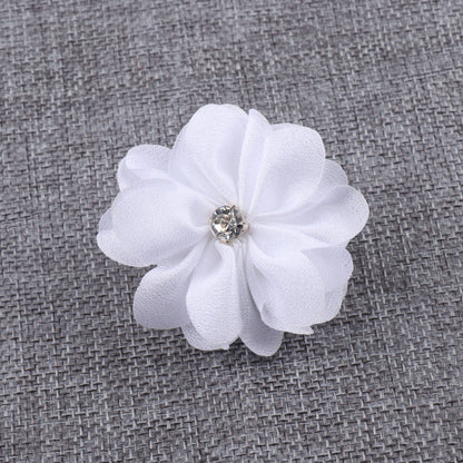 A Korean fabric DIY handmade hair accessories head accessories hot brick litmus flower jewelry accessories brooch flower - Mixbatch