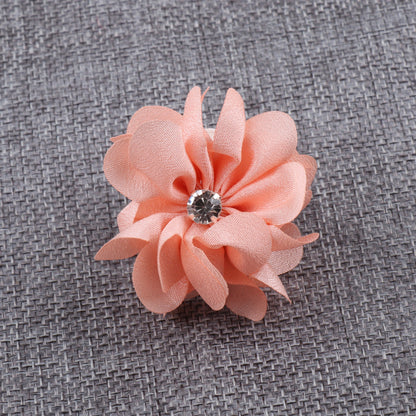 A Korean fabric DIY handmade hair accessories head accessories hot brick litmus flower jewelry accessories brooch flower - Mixbatch
