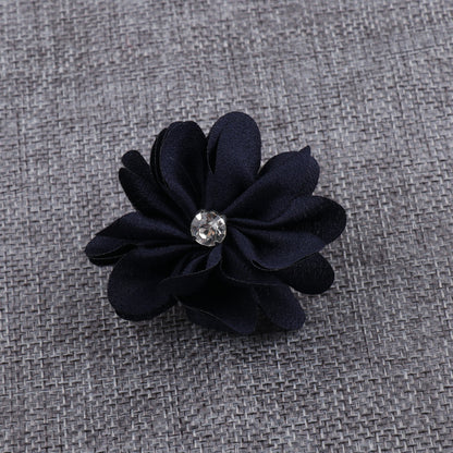 A Korean fabric DIY handmade hair accessories head accessories hot brick litmus flower jewelry accessories brooch flower - Mixbatch
