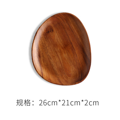 A walnut solid wood tray snack tray