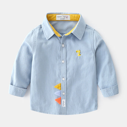 A Children's clothing Boys cotton shirts Shirts wholesale - Mixbatch