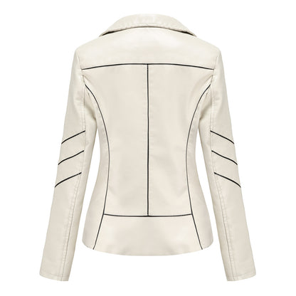 A Ladies PU Leather Jacket
