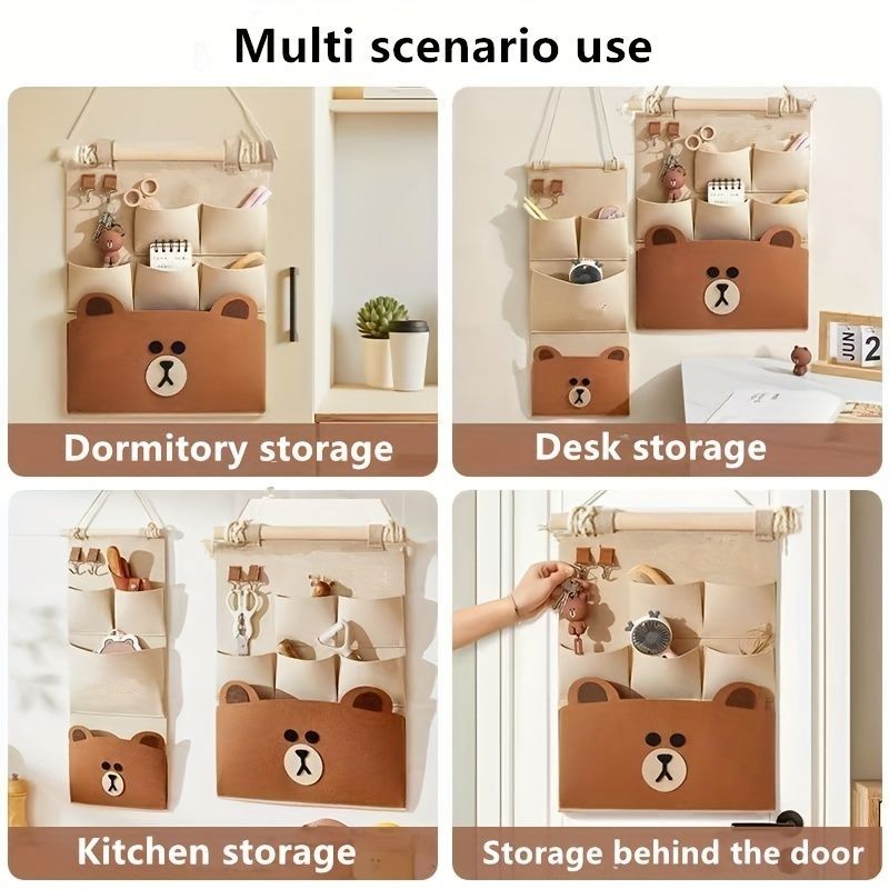 P felt storage hanging bag