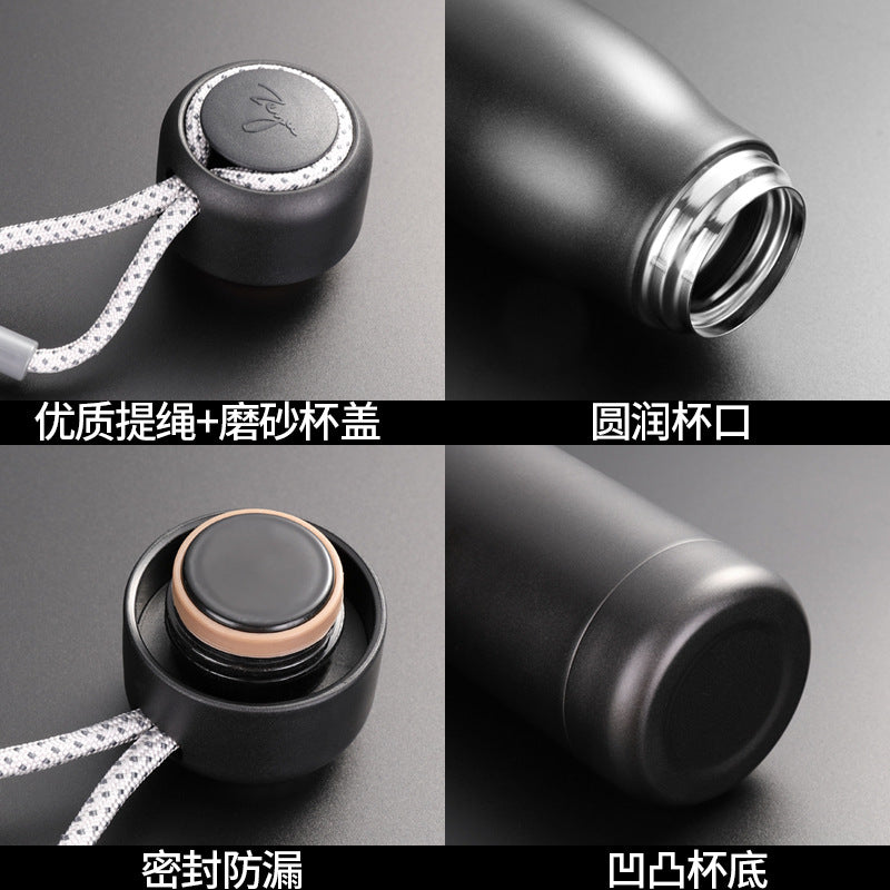 A stainless steel kettle
