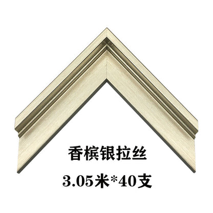 A L type frameless ps foam line photo frame strip picture frame mounted oil painting outer frame hydraulic meter photo frame