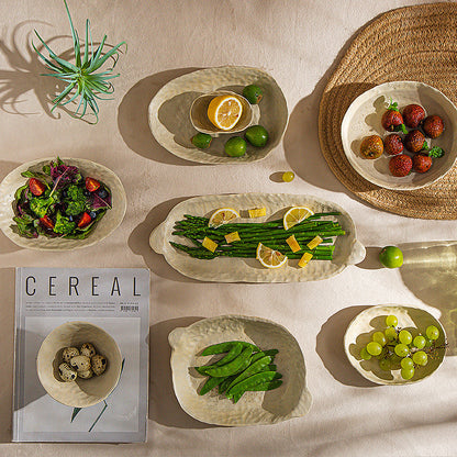 A ceramic handmade tableware