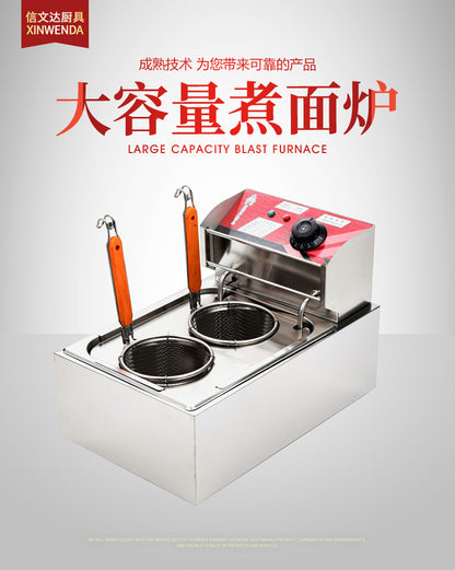A Electric noodle cooking  stove Desktop commercial noodle cooking machine