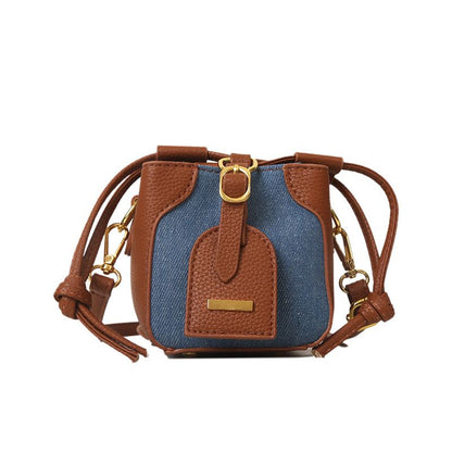 P new mini foreign style child baby oblique straddle bag baby boomer Internet celebrity fashion princess portable girl bag tide - Mixbatch