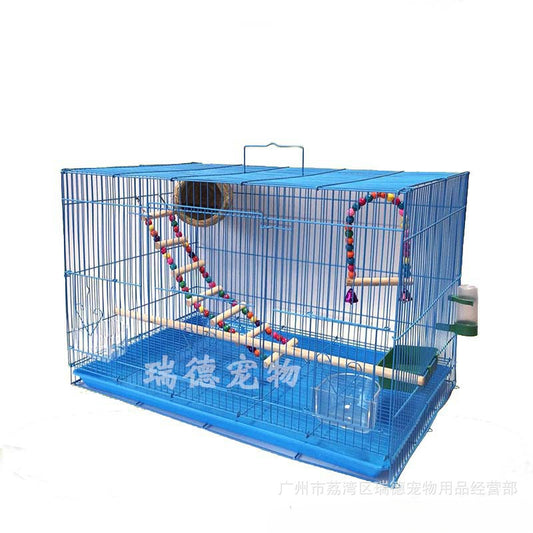 A wholesale cage wrought iron small medium large group bird cage parrot pigeon cage rabbit cage pet cage breeding cage - Mixbatch