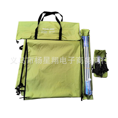 A car side awning canopy tent