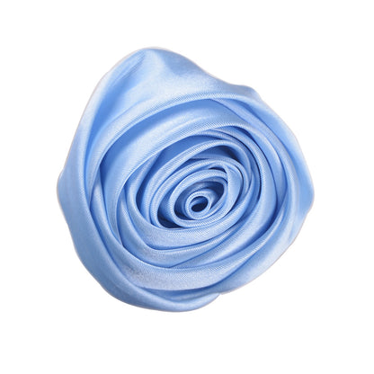 A 5.5cm satin silk cloth rose bud DIY hand bouquet corsage jewelry display case decorative jewelry flower head - Mixbatch