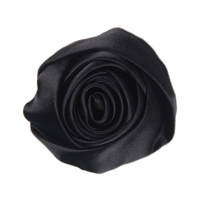 A 5.5cm satin silk cloth rose bud DIY hand bouquet corsage jewelry display case decorative jewelry flower head - Mixbatch