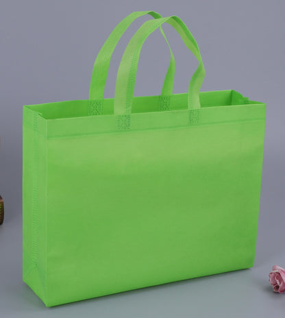 A Non-woven bag custom spot blank thickened takeaway packing bag shoe shopping tote bag packaging bag wholesale MOQ: 200PIECE - Mixbatch