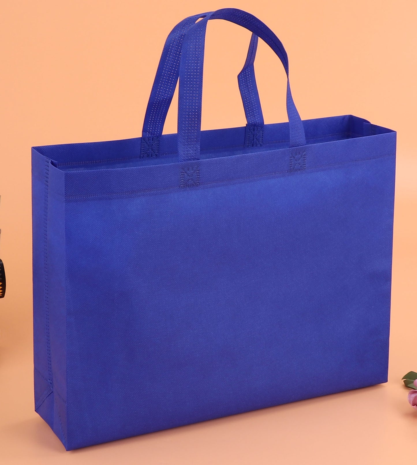A Non-woven bag custom spot blank thickened takeaway packing bag shoe shopping tote bag packaging bag wholesale MOQ: 200PIECE - Mixbatch