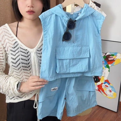 P Boys sleeveless top shorts