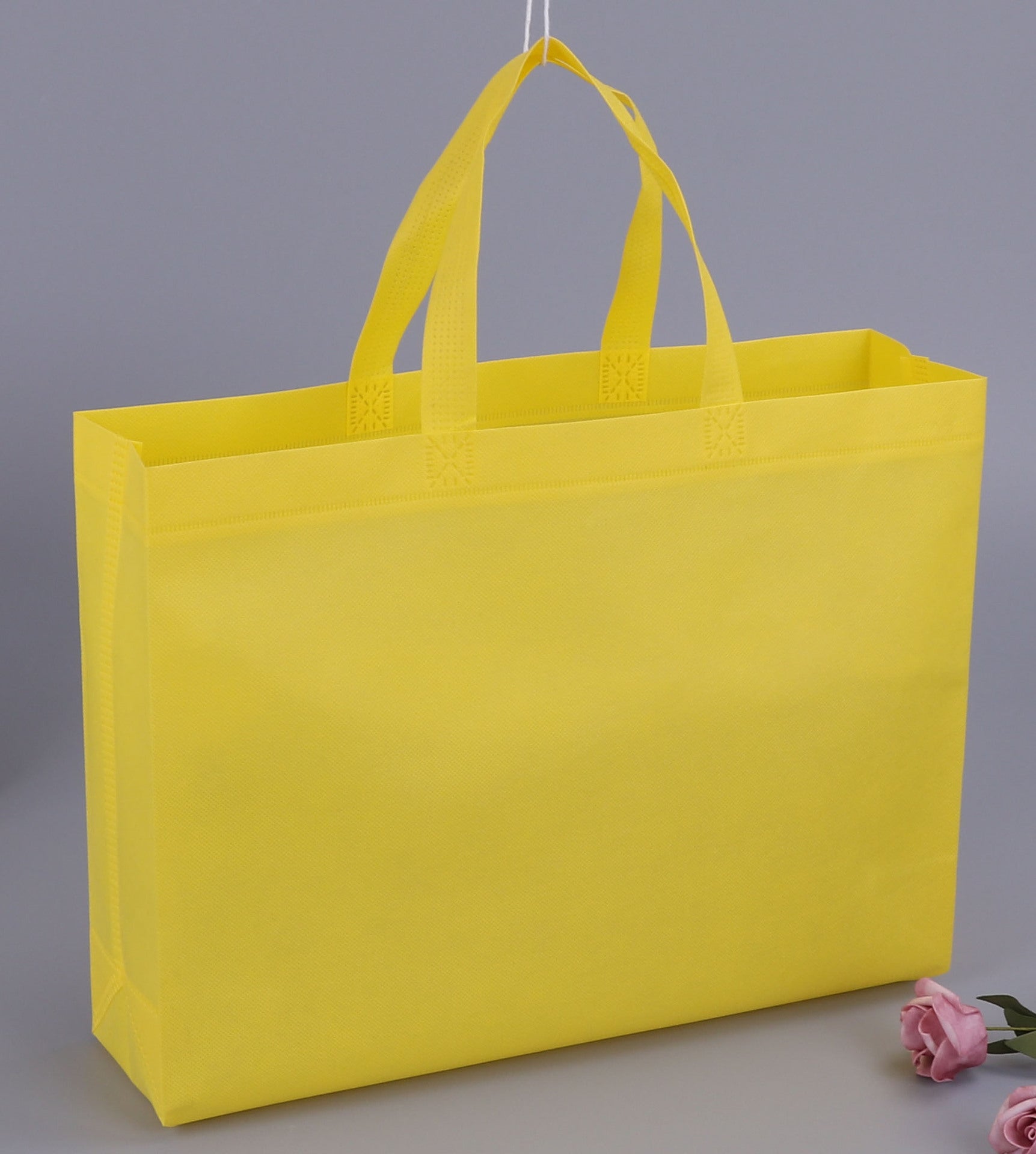 A Non-woven bag custom spot blank thickened takeaway packing bag shoe shopping tote bag packaging bag wholesale MOQ: 200PIECE - Mixbatch