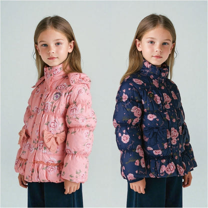 P cotton-padded clothes thickened warm middle-aged children's cotton-padded clothes girls' student jackets cotton-padded jackets