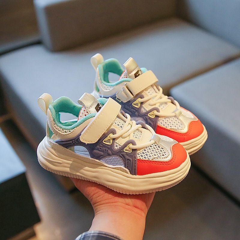 P Boys and Girls New Summer Shoes Spring Shoes Sneakers Boys and Girls Baby Shoes Spring and Autumn