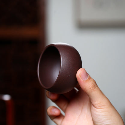 A original mineral purple clay fully handmade purple sand tea cup