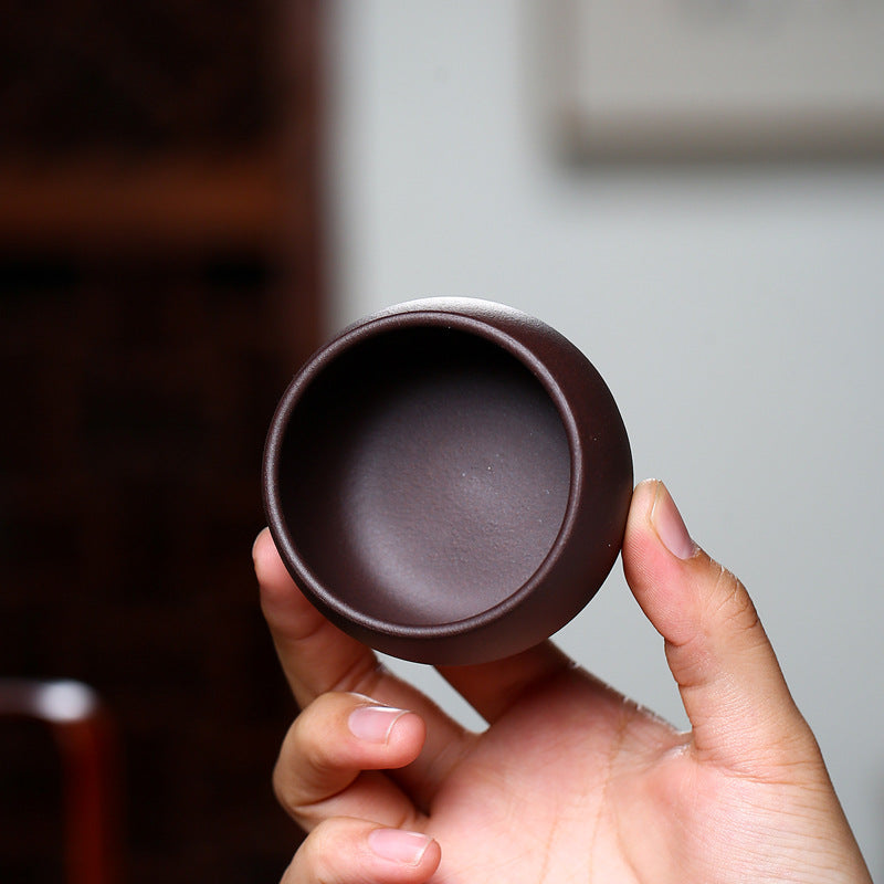 A original mineral purple clay fully handmade purple sand tea cup