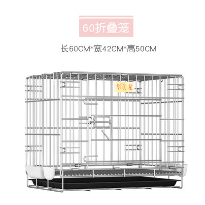 Breeding cage Household portable rainproof galvanized double-layer bird cage breeding cage matching cage - Mixbatch
