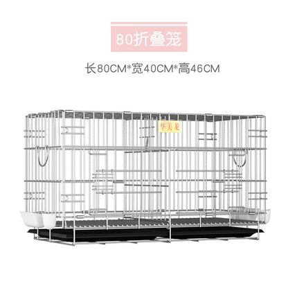 Breeding cage Household portable rainproof galvanized double-layer bird cage breeding cage matching cage - Mixbatch