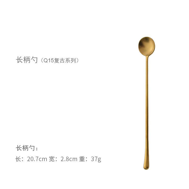 A stainless steel cutlery